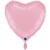 NEU Folienballon Herzballon, ca. 43cm, unifarben, rosa - Rosa