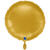 NEU Folienballon rund, ca. 38cm, unifarben, altgold - Altgold