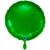 NEU Folienballon rund, ca. 38cm, unifarben, grn - Grn
