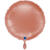 NEU Folienballon rund, ca. 38cm, unifarben, ros-gold - Ros-Gold