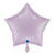 NEU Folienballon Stern, ca. 42x40cm, unifarben, violett - Violett