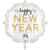 NEU Folienballon Happy New Year Metallic-Diamond, 61x61cm