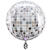 NEU Folienballon Diskokugel, silber, 38cm