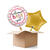 NEU Ballongre Welcome Baby Girl Stripes, rosa, 35cm, 2 Ballons