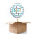 NEU Ballongre Welcome Baby Boy Stripes, blau, 35cm, 1 Ballon