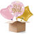 NEU Ballongre It's a Girl Sterne und Wolken, rosa, 35cm, 3 Ballons