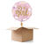 NEU Ballongre It's a Girl Sterne und Wolken, rosa, 35cm, 1 Ballon