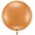 NEU Folienballon Riesen-Ballon XXL, rund, ca. 75x75cm, unifarben, gold - Gold