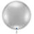 NEU Folienballon Riesen-Ballon XXL, rund, ca. 75x75cm, unifarben, silber - Silber