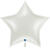 NEU Folienballon Riesen-Sternballon XXL, ca. 86x81cm, unifarben, wei