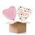 NEU Ballongre Herz I Love You Ros-Gold, 36x36cm, 2 Ballons
