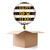 NEU Ballongre Happy New Year Konfetti, schwarz-wei, 35cm, 1 Ballon