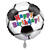 NEU Folienballon Fuball mit Happy Birthday Schriftzug, 35cm