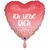 NEU Folienballon Herz Ich Liebe Dich, rosa, 36x36cm