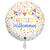 NEU Folienballon Herzlich Willkommen Konfetti, bunt, 35cm