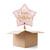 NEU Ballongre Baby-Pink Happy Birthday, rosa, 42x40cm, 1 Ballon