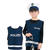 Kinder-Kostüm Polizei Weste, blau, Gr. 128