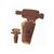 Cowboygrtel fr Kinder, 1 Tasche, braun, 90 cm