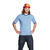 Ringel Shirt kurzarm blau/wei, Gr. S