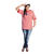 Ringel Shirt kurzarm rot/wei, Gr. S