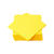 Servietten sonnengelb, 33x33 cm, 1-lagig, 100 Stk.