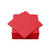 SALE Servietten rot, 33x33 cm, 1-lagig, 100 Stk.