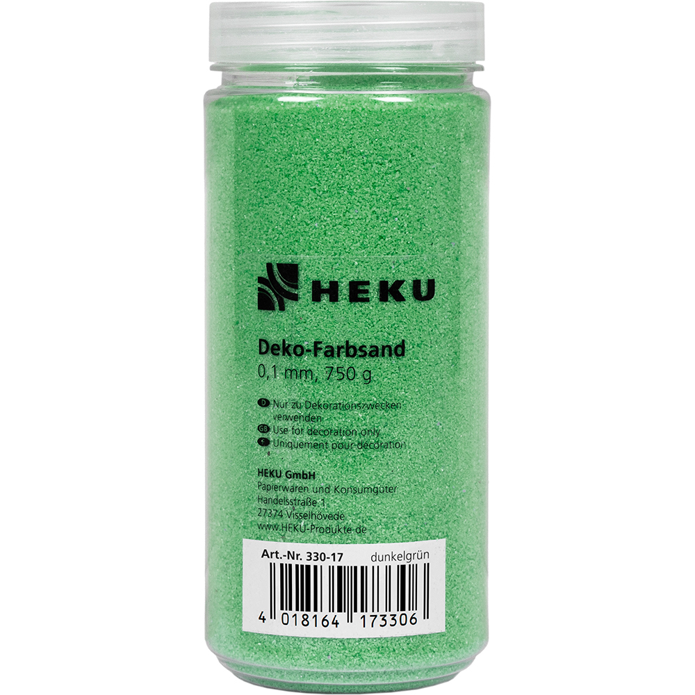 Deko-Farbsand 0,1mm, 750g, dunkelgrün Bild 2