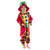 Kinder-Kostüm Clown Anzug mit Hut, Gr. 128 - Größe 128