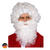 Perücke Herren Nikolaus Weihnachtsmann, Standard, weiß - mit Haarnetz Bild 2