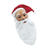 Maske Santa Claus mit Plüschbart