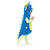Kinder-Kostüm Weste Monster blau, Gr. 104-110 Bild 2