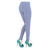 Leggings blau-wei geringelt, Gr. S-M