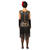 Damen-Kostüm Paillettenkleid 20er mit langen Fransen, Gr. S-M Bild 3
