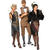 SALE Damen-Kostüm Paillettenkleid 20er mit langen Fransen, Gr. S-M Bild 4