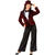 Damen-Kostüm Paillettenjacke Rot, Blazer mit zwei Taschen, Gr. 36
