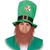 Hut St. Patrick's Day mit angenhtem Bart