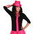 Krawatte neonpink