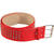 SALE Grtel mit Nieten, rot, Lnge: ca. 120 cm