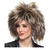 Percke Damen Rockstar Queen Tini meliert gestrhnt, blond-braun - mit Haarnetz Bild 2