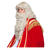 Perücke Herren Nikolaus Weihnachtsmann, Santa Claus, Set 3tlg. Perücke, Bart und Augenbrauen, Standard, elfenbein Bild 3