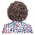 SALE Perücke Unisex Super-Riesen-Afro Locken meliert, Jimmy, braun-blond - mit Haarnetz Bild 3