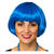 Percke Damen Bob, Pagenkopf mit Pony, Foxy Cabaret, blau - mit Haarnetz Bild 2