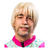 Perücke Herren Kurzhaar mit Pony Music Man, blond - mit Haarnetz Bild 2