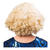 Perücke Damen Kurzhaar Bob Pagenkopf mit Locken, Charlston 20er, Flirty Flapper, blond - mit Haarnetz Bild 3
