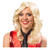 Percke Damen Langhaar leicht gelockt, Retro, Carmen, blond - mit Haarnetz Bild 2