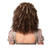 Percke Damen Mini-Locken Afro mit blonden Strhnen, braun Bild 2