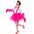 Tutu Tllrock mehrlagig, pink, Gr. L-XL - Pink