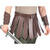 Armstulpen Gladiator, braun, Lederimitat, gr��enverstellbar