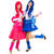 Pl�sch-Boa / Fransen-Schal, pink Bild 2