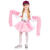 Pl�sch-Boa / Fransen-Schal, rosa Bild 3